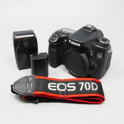Canon EOS 70D 24.2MP Digital SLR DSLR Camera - 11K Clicks!