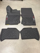2025-2026 4RUNNER ALL WEATHER RUBBER FLOOR MATS TRD PRO GENUINE TOYOTA OEM 4PC