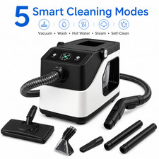 6 Gal Steam Carpet Cleaner Wet Dry Vacuum Hot...