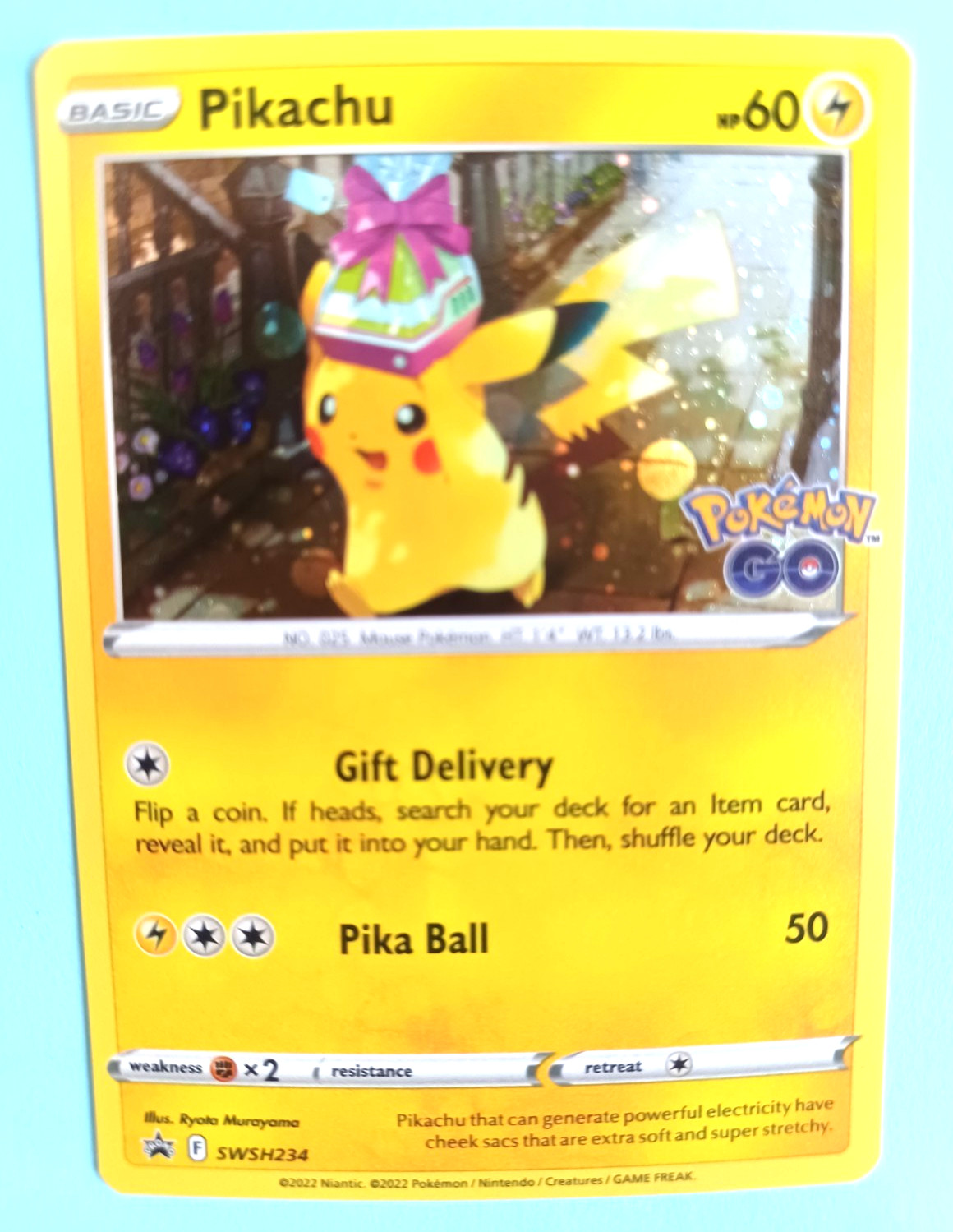 POKEMON BLACK STAR PROMO PIKACHU #SWSH234 HOLO NM\MT UNPLAYED