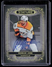 Roman Josi 2022-23 Upper Deck Stature Auto #99