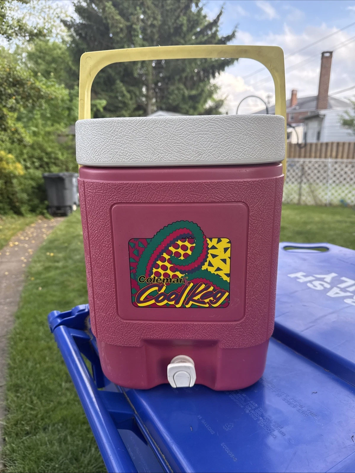 RETRO1990s Coleman Cool Keg Drink Cooler Cooler 3 gallon VINTAGE