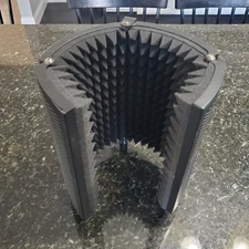 Aokeo Studio Recording Microphone Isolation Shield Pop Filter High density (B)