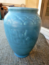 ROOKWOOD POTTERY MATTE BLUE 5 1/2" VASE 2853 CIRCA 1927
