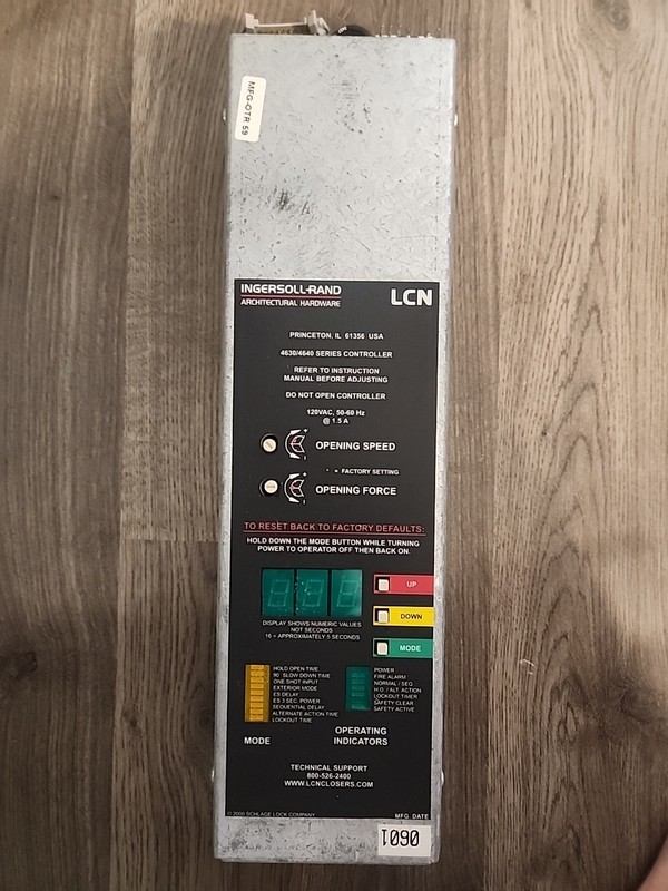 Ingersoll-Rand 4630/4640 Series Controller Door Opener / Closer