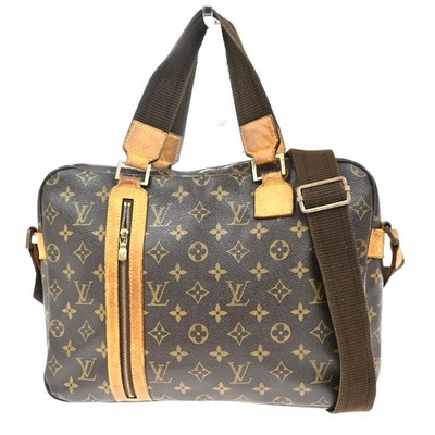 LOUIS VUITTON Sac Bosphore 2Way Hand Bag Monogram Leather Brown M40043 32MA243