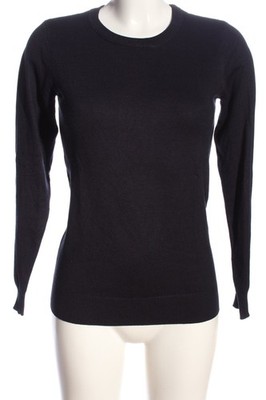 ZERO Rundhalspullover Damen Pullover Gr. DE 34 schwarz Casual-Look