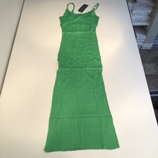 Savage X Fenty Women s Featherweight Knit Slip Dress Green M
