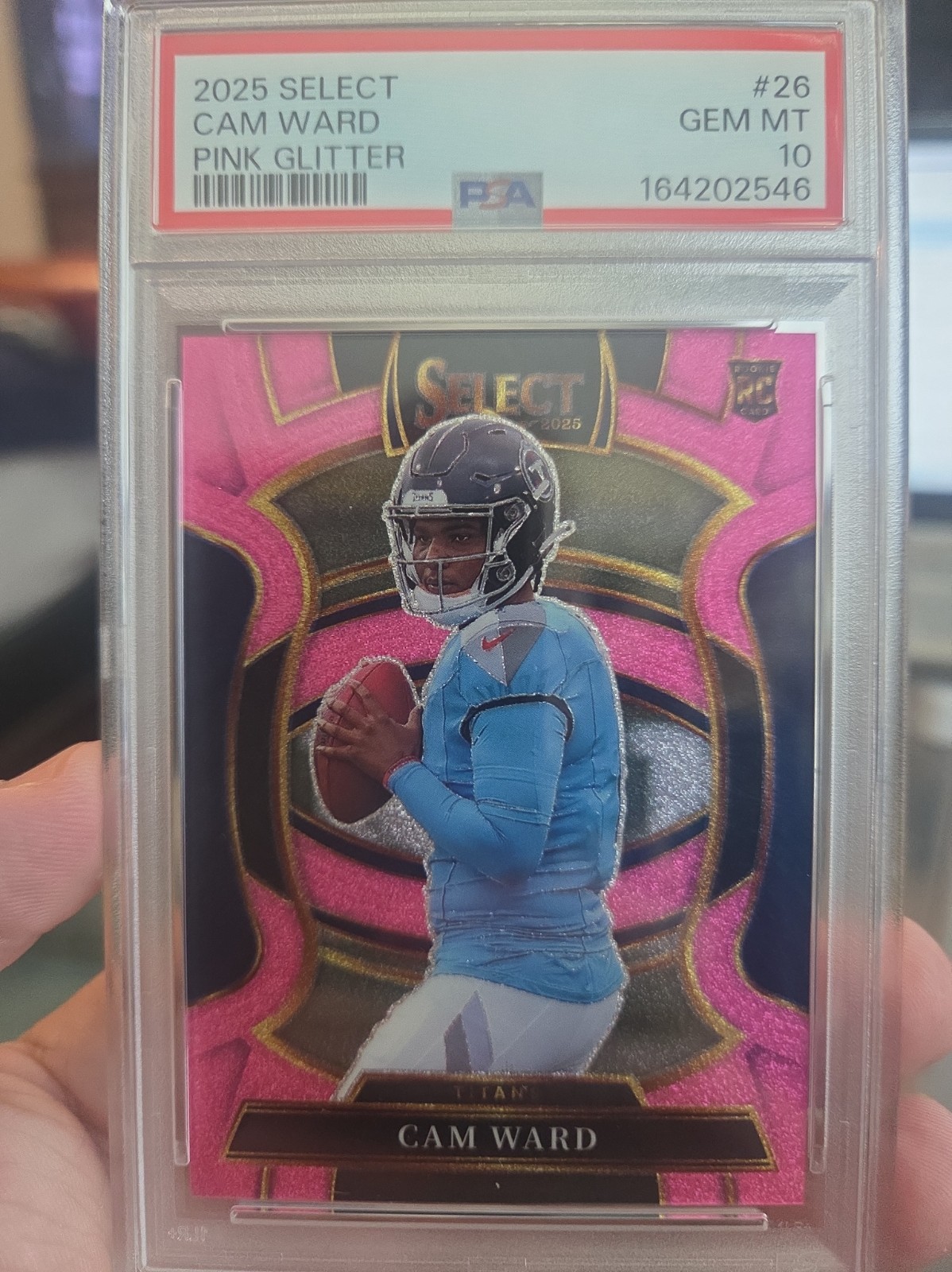 Cam Ward Panini Select #26 Pink Glitter
