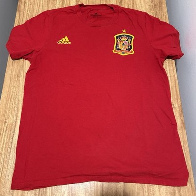 Spanish National Team Sergio Ramos #15 Cotton Jersey Men s Medium