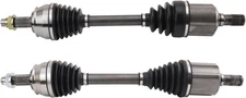 TRQ Front CV Axle Shaft Assembly Set Driver & Passenger Side Compatible with