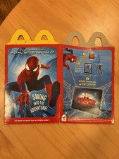 McDonald's Happy Meal Box The Amazing Spider-Man 2 Spider-Man 2014