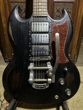 Gibson SG-3 Custom Roadworn Vintage Electric Guitar with  Bigsby And Hard Case 