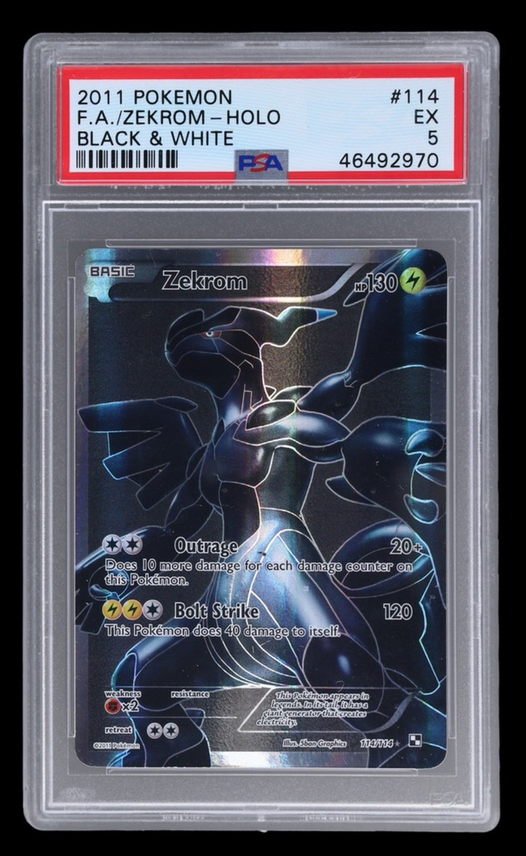 Zekrom full art 114 ゼクロム 英語版フルアート Zekrom 114/114