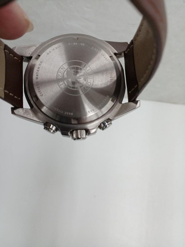 Citizen Eco-Drive E820-R009818 Chronographe Blk SLV Rond Solaire Montre Hommes - Photo 3 sur 3