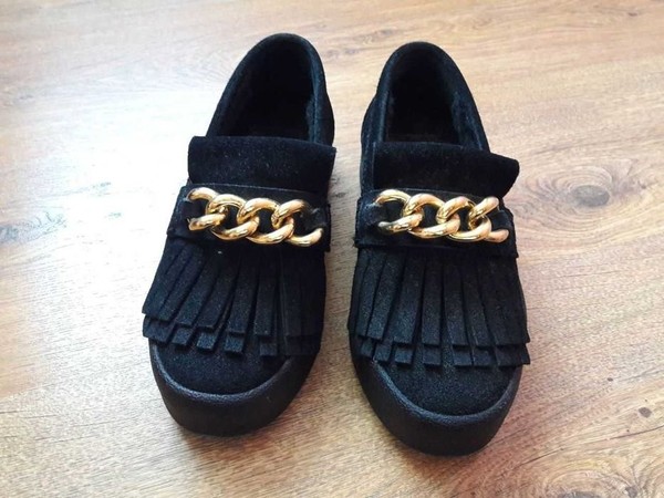 Women Giuseppe Zanotti Loafers Black Suede 35