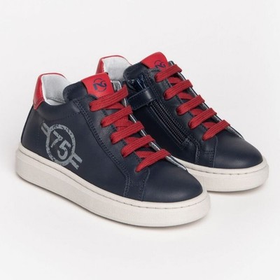 Schuh NEROGIARDINI 75 Bicolor aus Leder Kids Junge