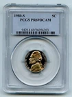 1980-S Jefferson Nickel Proof — photo from another recent sale