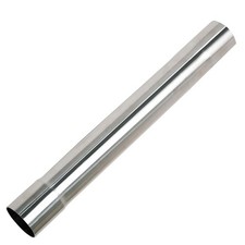 3 Inch DIY T304 Stainless Steel Exhaust Muffler Straight Pipe, Tailpipe 3"to ...