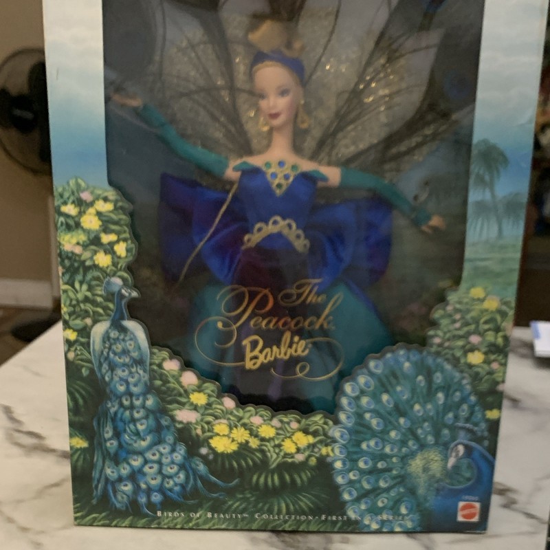 Mattel Barbie The Peacock Birds of Beauty Collector Edition 12in Unopened