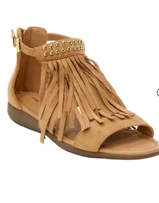 Comfortview Women's The Carmella Gladiator Sandal! Tan! Size 10.5W! NIB!