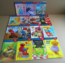Lot of 15 Step Into Reading Level 1 Children's Paperback Books - Used Disney