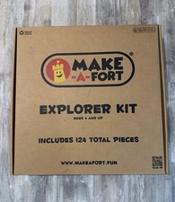 Make-A-Fort Explorer Kit Indoor Build Mazes PREOWNED Missing Some 113pc Total