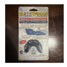BulletProof Braces Version Mouthguard for Braces Black Adult Unisex