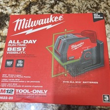 Milwaukee 3622-20 M12 Cross Line & Plumb Poin...