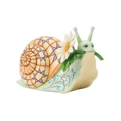 Jim Shore Heartwood Creek Snail w/Daisy Figurine 6017782