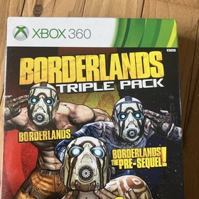 Borderlands Triple Pack (Microsoft Xbox 360, 2015) NEW Factory Sealed BOX SET