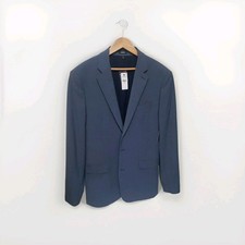 Express Wool Blend Blue Blazer Jacket Mens Sz 40L NWT 298 New High Quality
