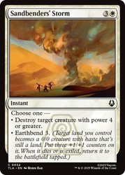 Sandbenders' Storm 34/447 Avatar: The Last Airbender Foil Common