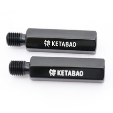 For DRZ400 / E / S / SM 00-22 21 SAFEHEX Straight Mirror Riser Adaptor Extenders