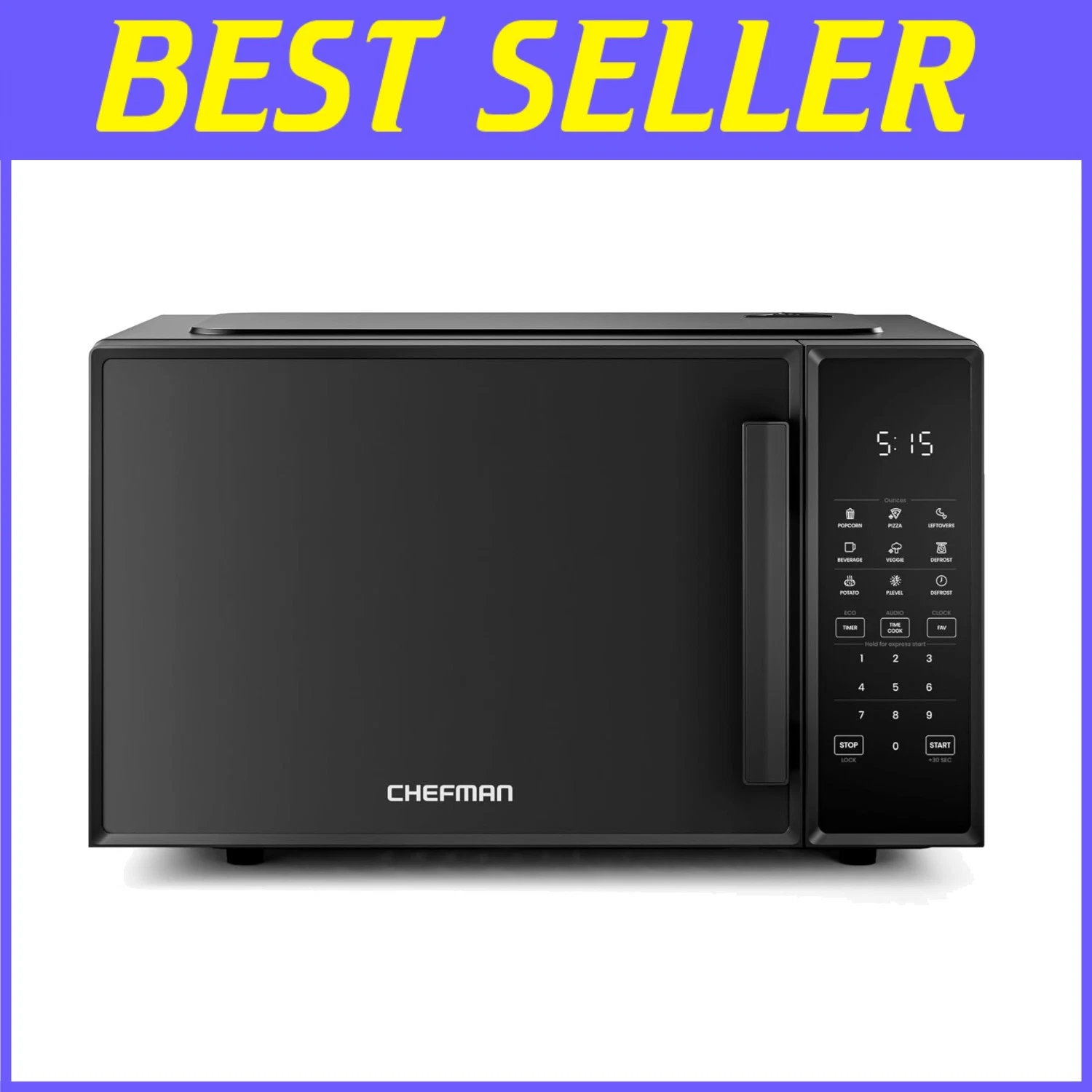 Digital Microwave with 10 Power Levels - Black*
Opens in a new window or tab