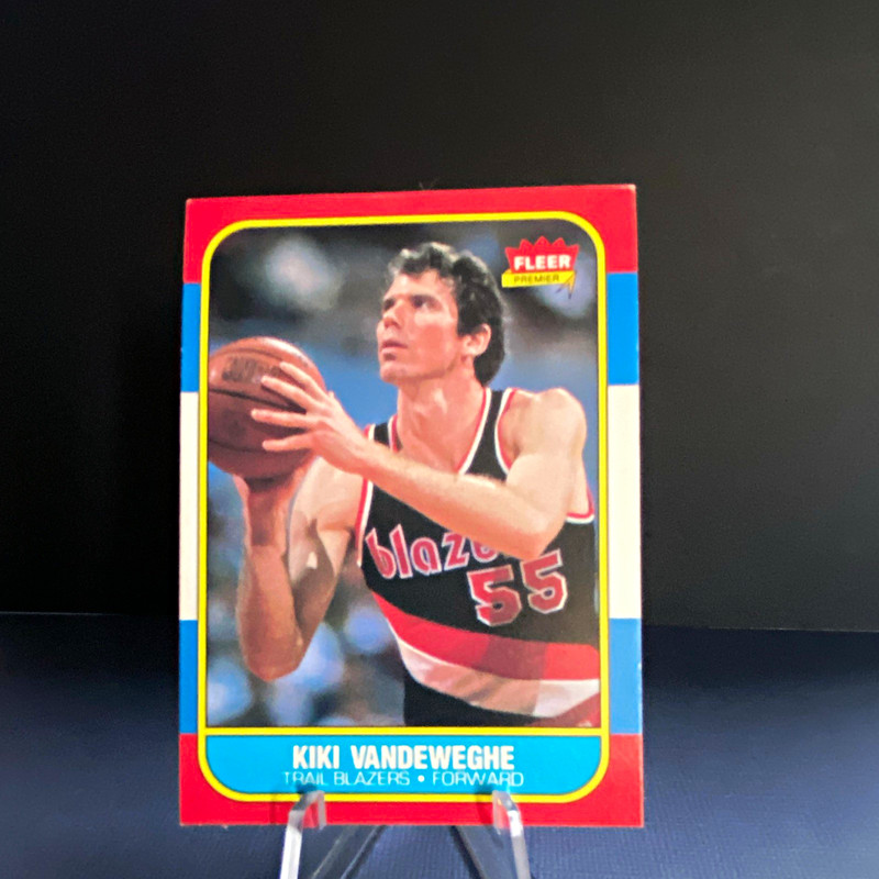 Fleer 1986-87 Kiki Vandeweghe #117 Portland Trail Blazers Base Set Card