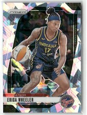 Erica Wheeler 2024-25 Panini Prizm WNBA Ice Indiana Fever #61