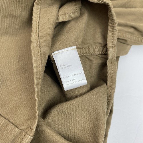 Flint And Tinder Herren XXL Baumwolle Hemd Jacke braun Druckknopf Taschen LESEN - Bild 10 von 11