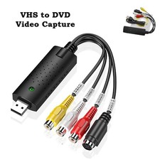 USB 2.0 VHS to DVD Converter Audio Video Capture Card VCR PC Digital Adapter
