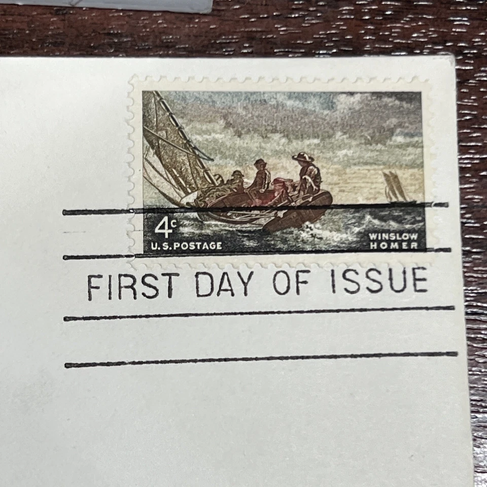 Scott #1207 4 Cent Stamp Winslow Homer 1ST Day Issue FD1007 - Image 3 of 4