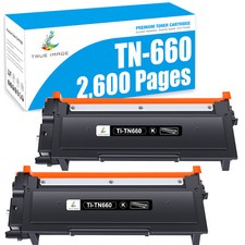 2PK TN660 Toner Compatible With Brother HL-L2300D HL-L2305W DCP-L2500D L2520DW