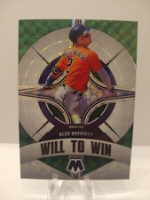 2022 Mosaic Green Prizm Will To Win Alex Bregman #WW-7 Baseball Card