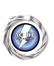 AUTOMOTIVE GXL WIRE 20 AWG STRANDED COPPER WHITE W/ PURPLE STRIPE 50 FT COIL