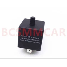 3 Pin Adjustable LED Flasher Relay Car Turn Signal Indicator Light Waterproof