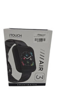 iTouch Air 3 Smartwatch: Black Case with Gray Camo Strap
