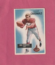 1955 Bowman - #9 Don Stonesifer - Chicago Cardinals