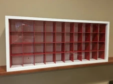 Display case cabinet for baseball ball or others - 40 slots (Made in USA)