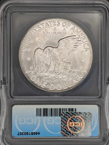 1973-S SILVER IKE ICG MS68+ SCARCE Real NICE Retail Sale Is $800.00 - Picture 2 of 4