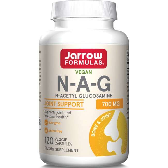 Jarrow Formulas Inc Веганский NAG N-ацетил глюкозамин 700 мг 120 растительных капсул 3990₽