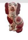 1880 Russet Staffordshire King Charles Spaniel Dog - 8.5 in